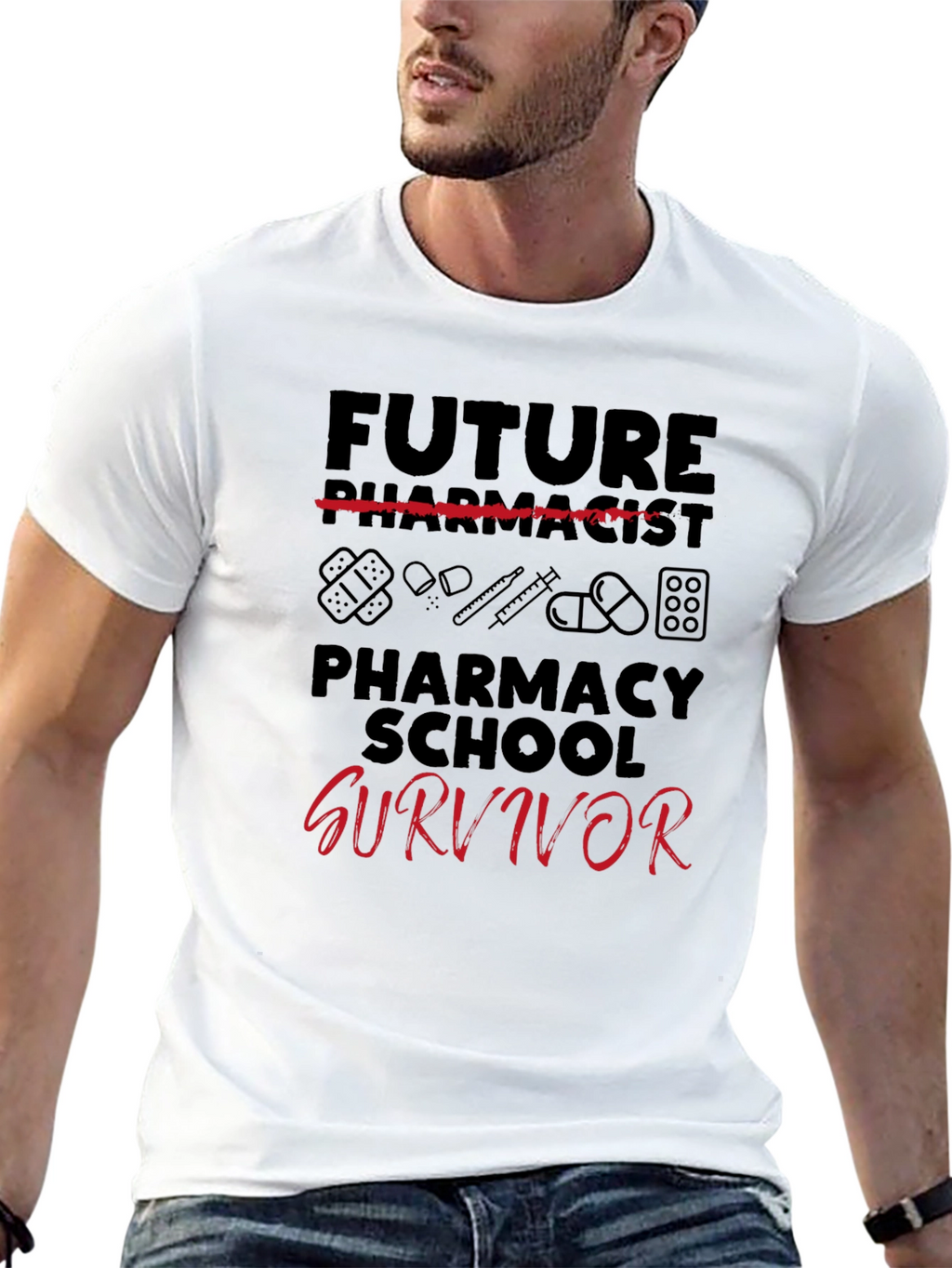 Future Pharmacist School Survivor T-Shirt
