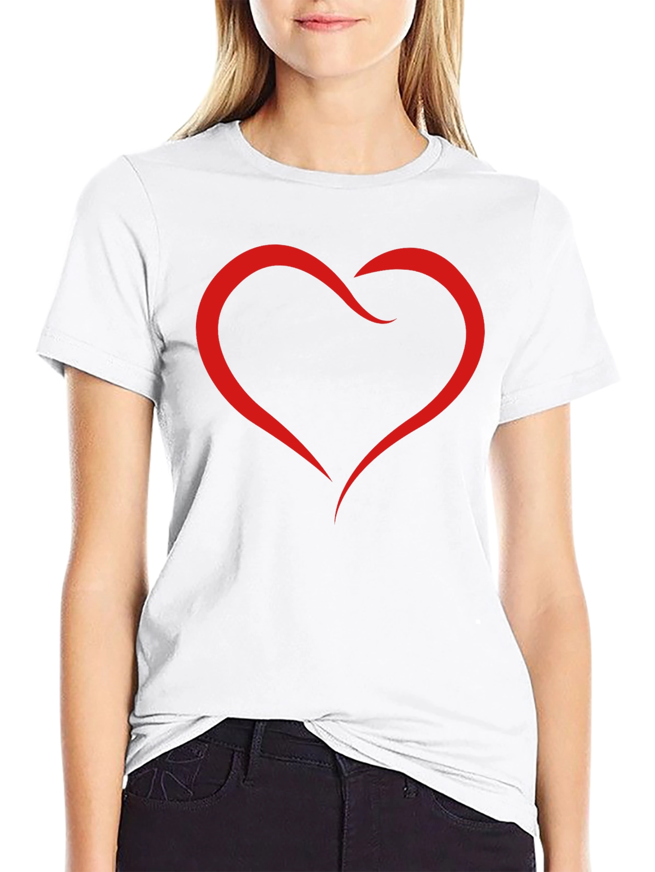 Heart Graphic T-Shirt - Modern Stylish Design