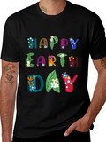 Happy Earth Day Graphic T-Shirt - Eco-Friendly Fashion