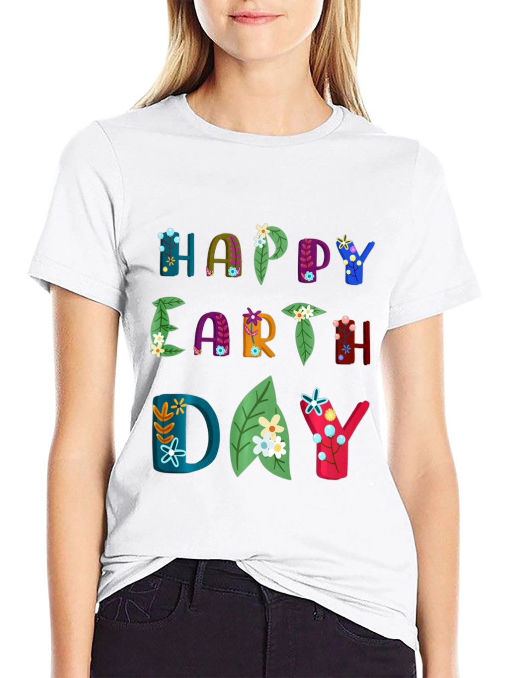 Happy Earth Day Graphic T-Shirt - Eco-Friendly Fashion