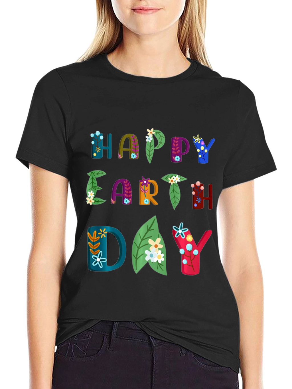 Happy Earth Day Graphic T-Shirt - Eco-Friendly Fashion