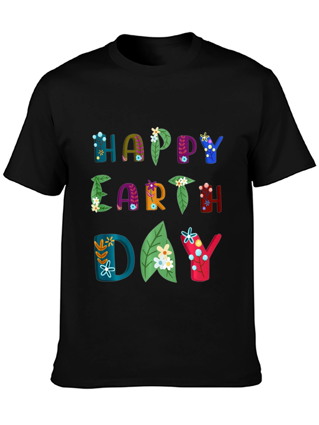 Happy Earth Day Graphic T-Shirt - Eco-Friendly Fashion