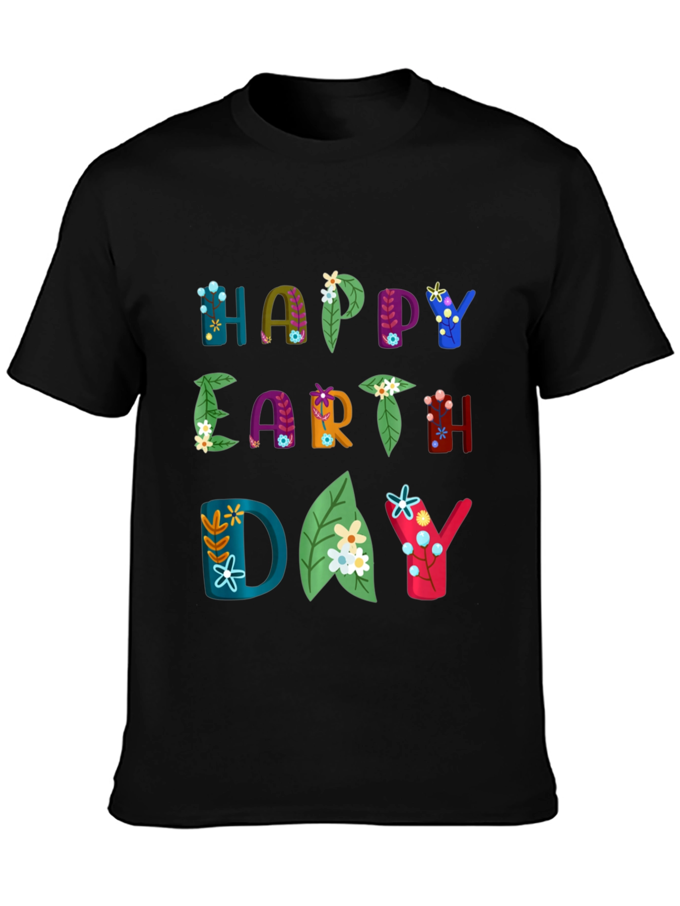 Happy Earth Day Graphic T-Shirt - Eco-Friendly Fashion