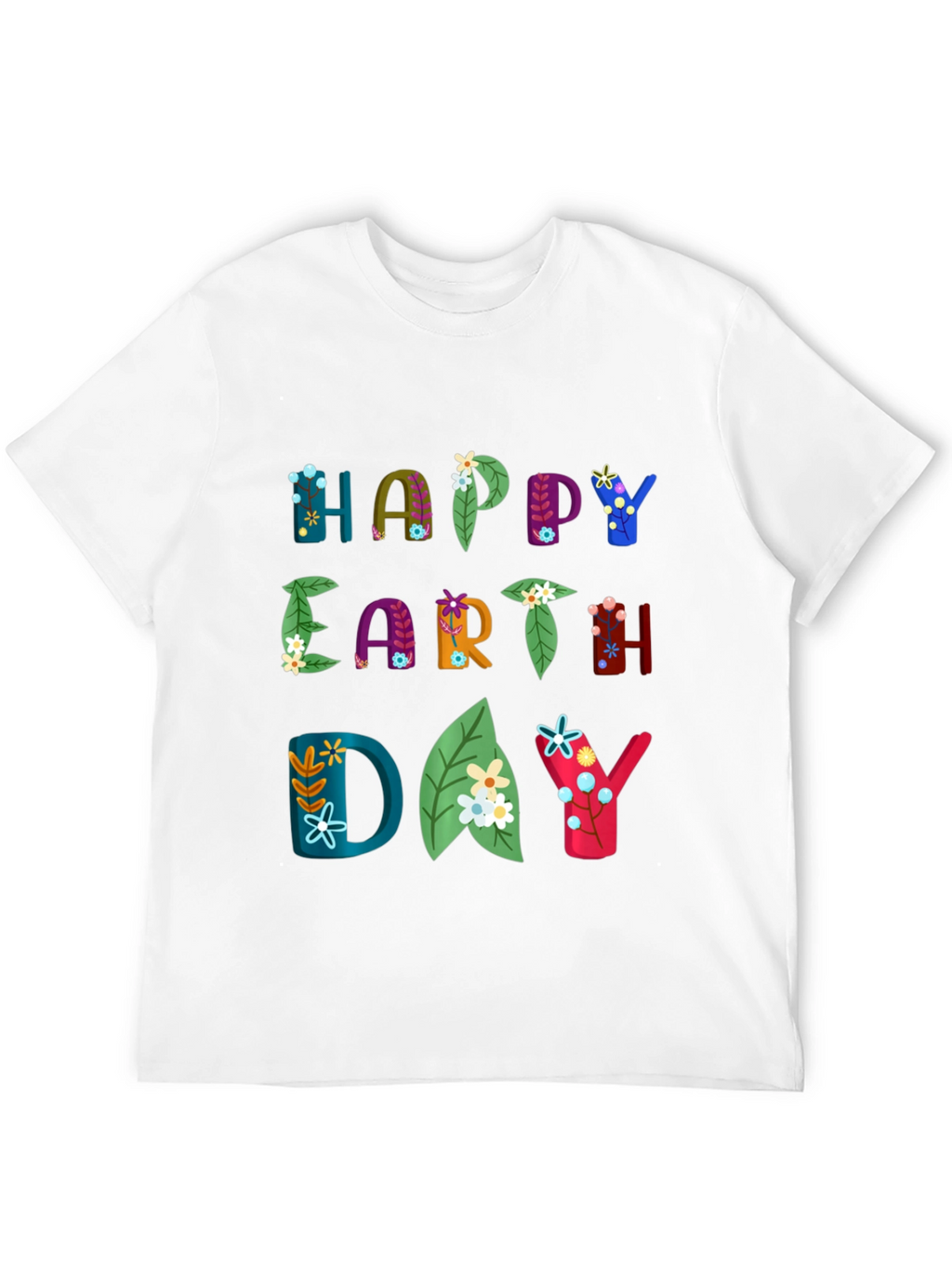 Happy Earth Day Graphic T-Shirt - Eco-Friendly Fashion