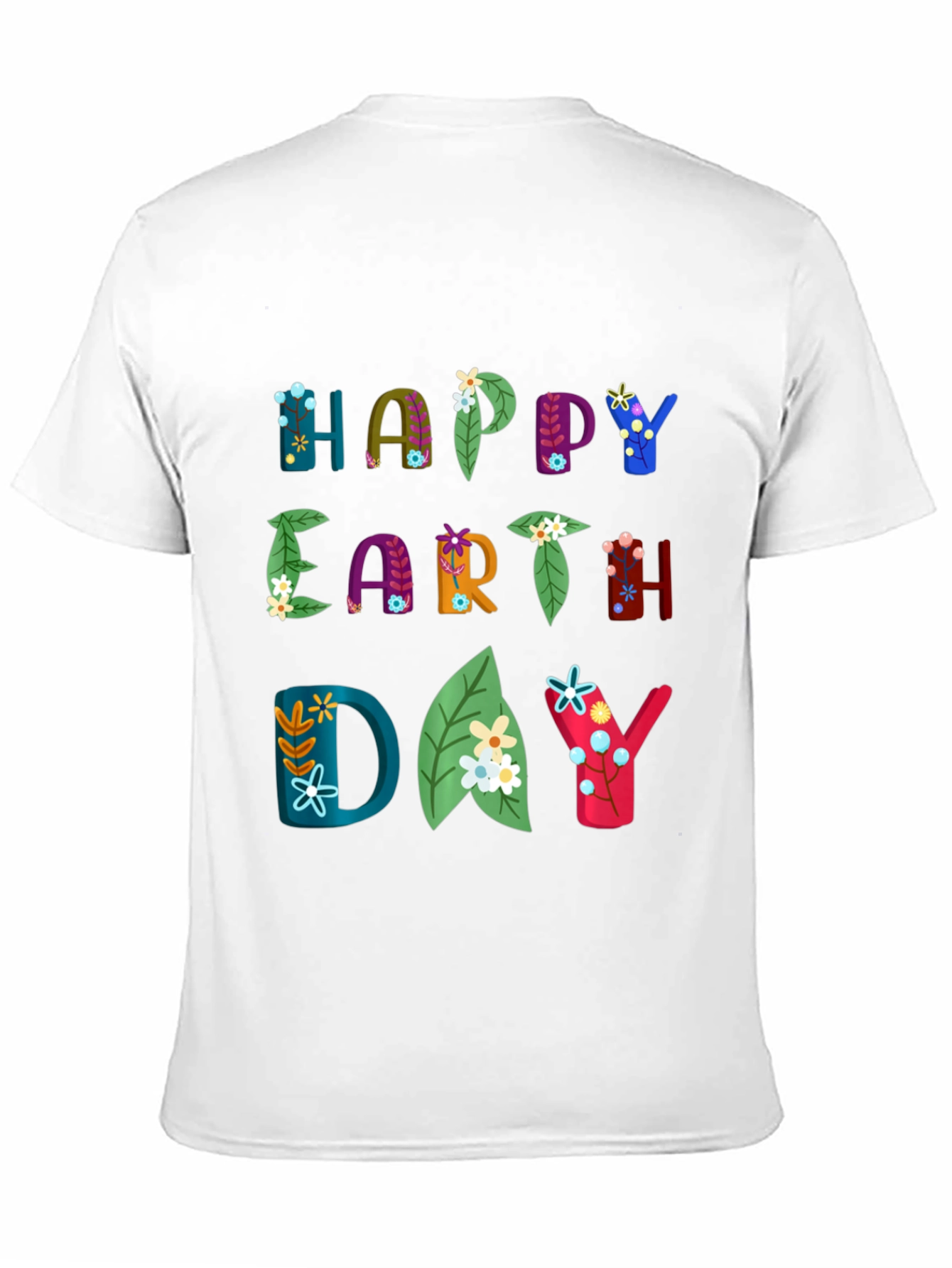Happy Earth Day Graphic T-Shirt - Eco-Friendly Fashion