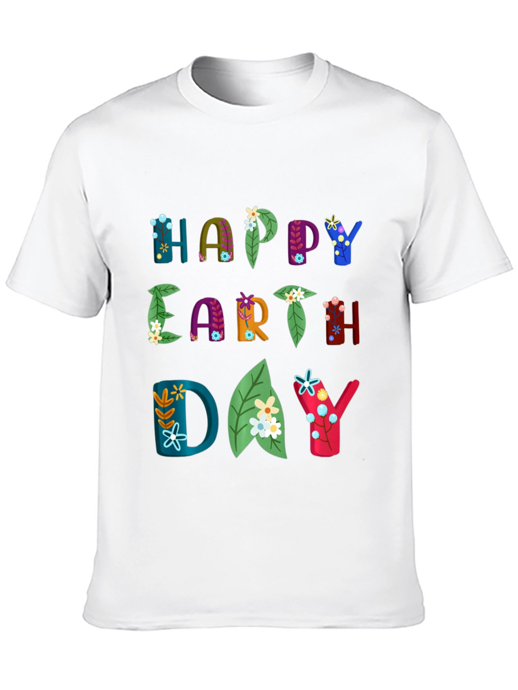 Happy Earth Day Graphic T-Shirt - Eco-Friendly Fashion