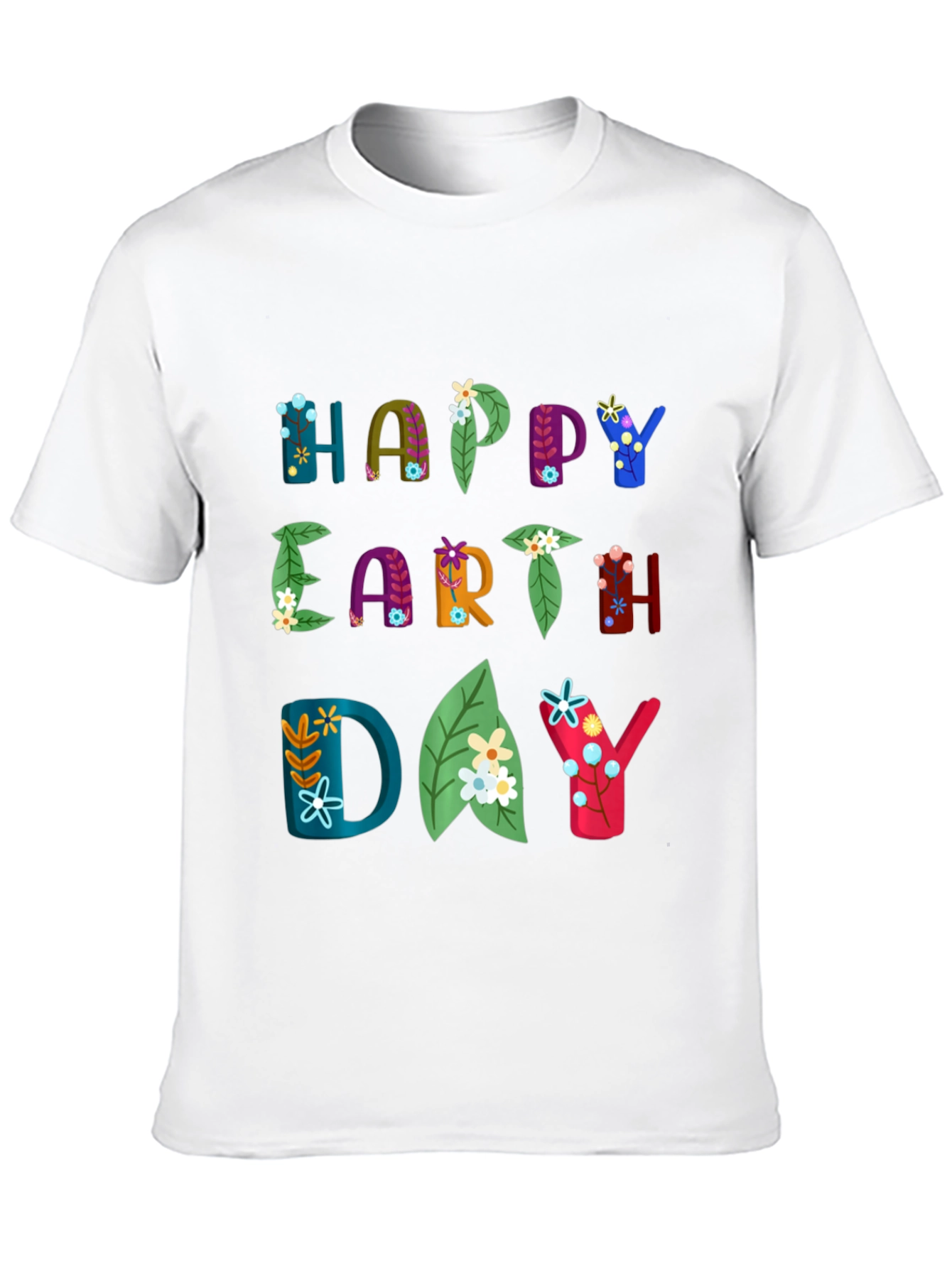 Happy Earth Day Graphic T-Shirt - Eco-Friendly Fashion