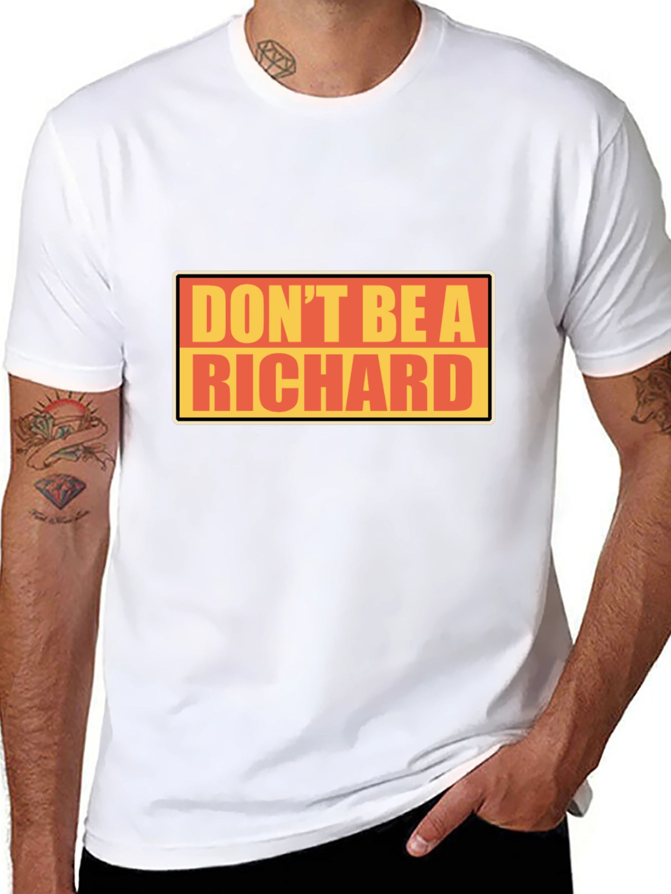 Dont Be A Richard T-Shirt - Funny Novelty Tee