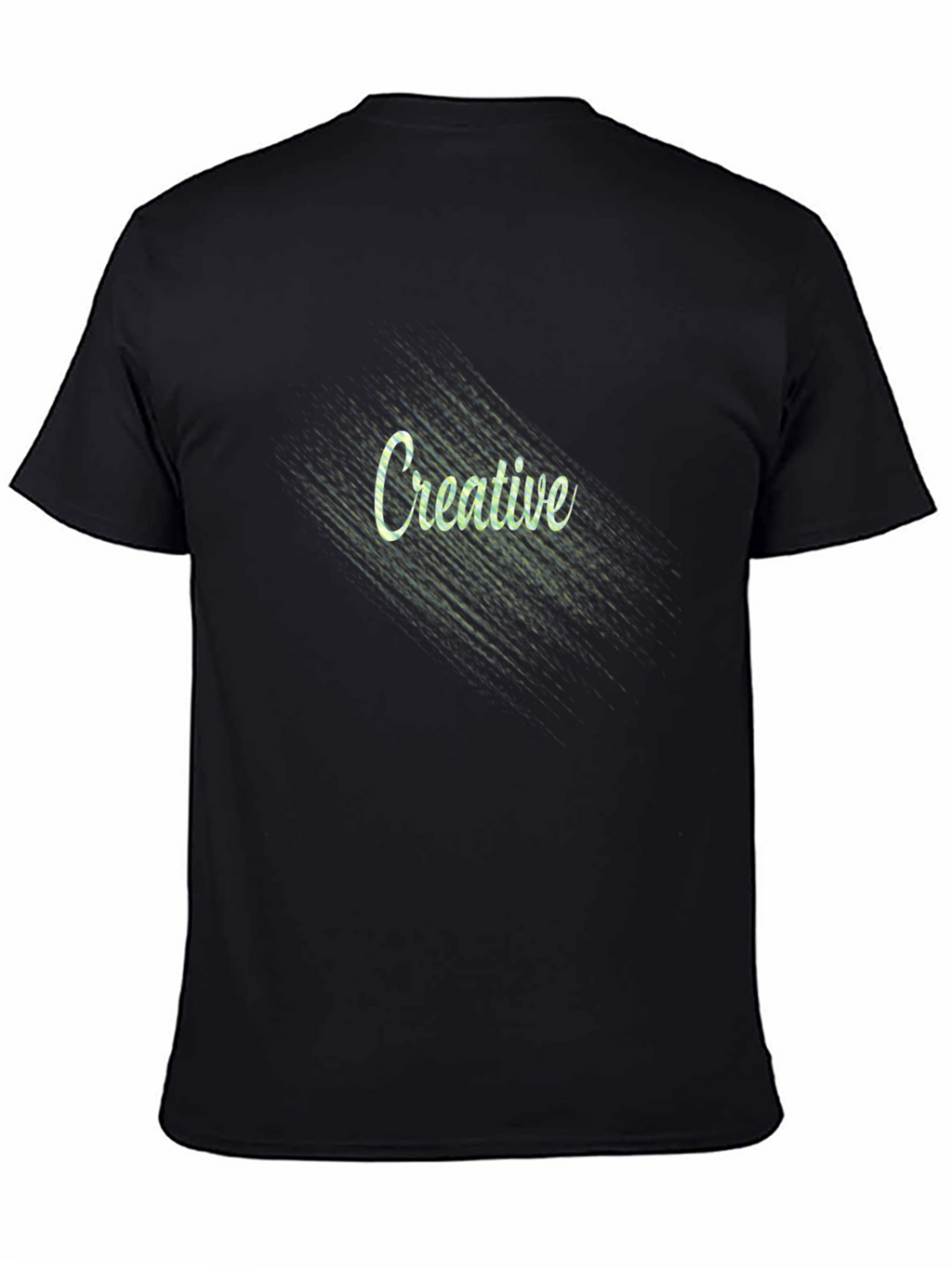 Creative Graphic Tee - Unisex Black T-Shirt