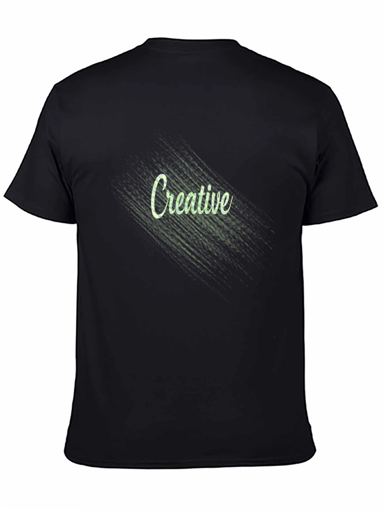 Creative Graphic Tee - Unisex Black T-Shirt