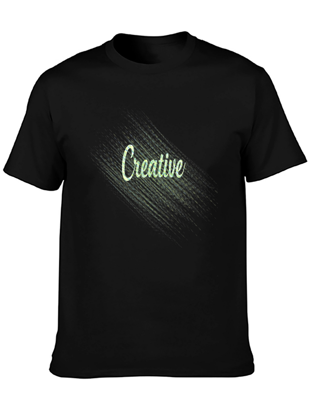 Creative Graphic Tee - Unisex Black T-Shirt