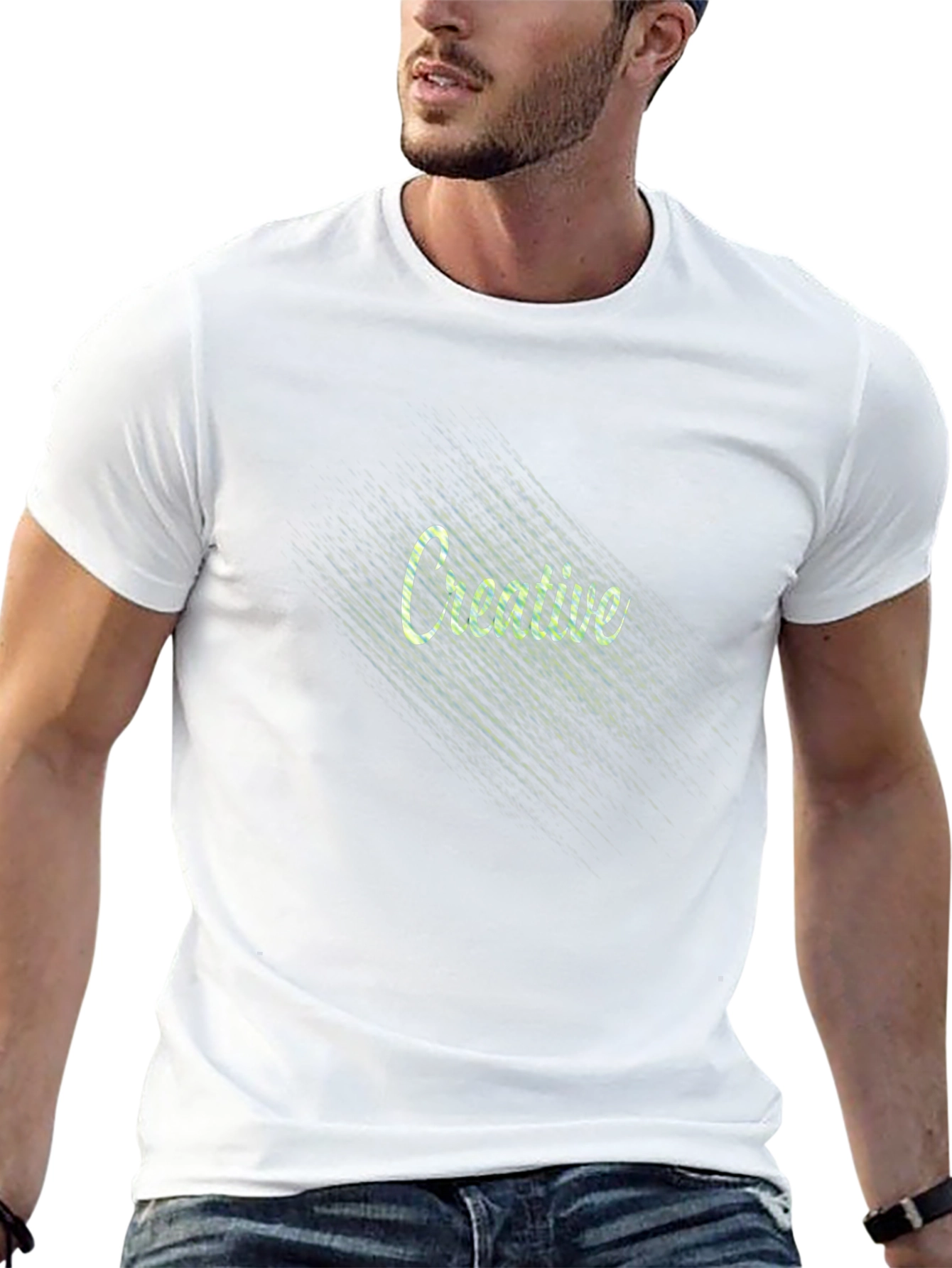 Creative Graphic Tee - Unisex Black T-Shirt