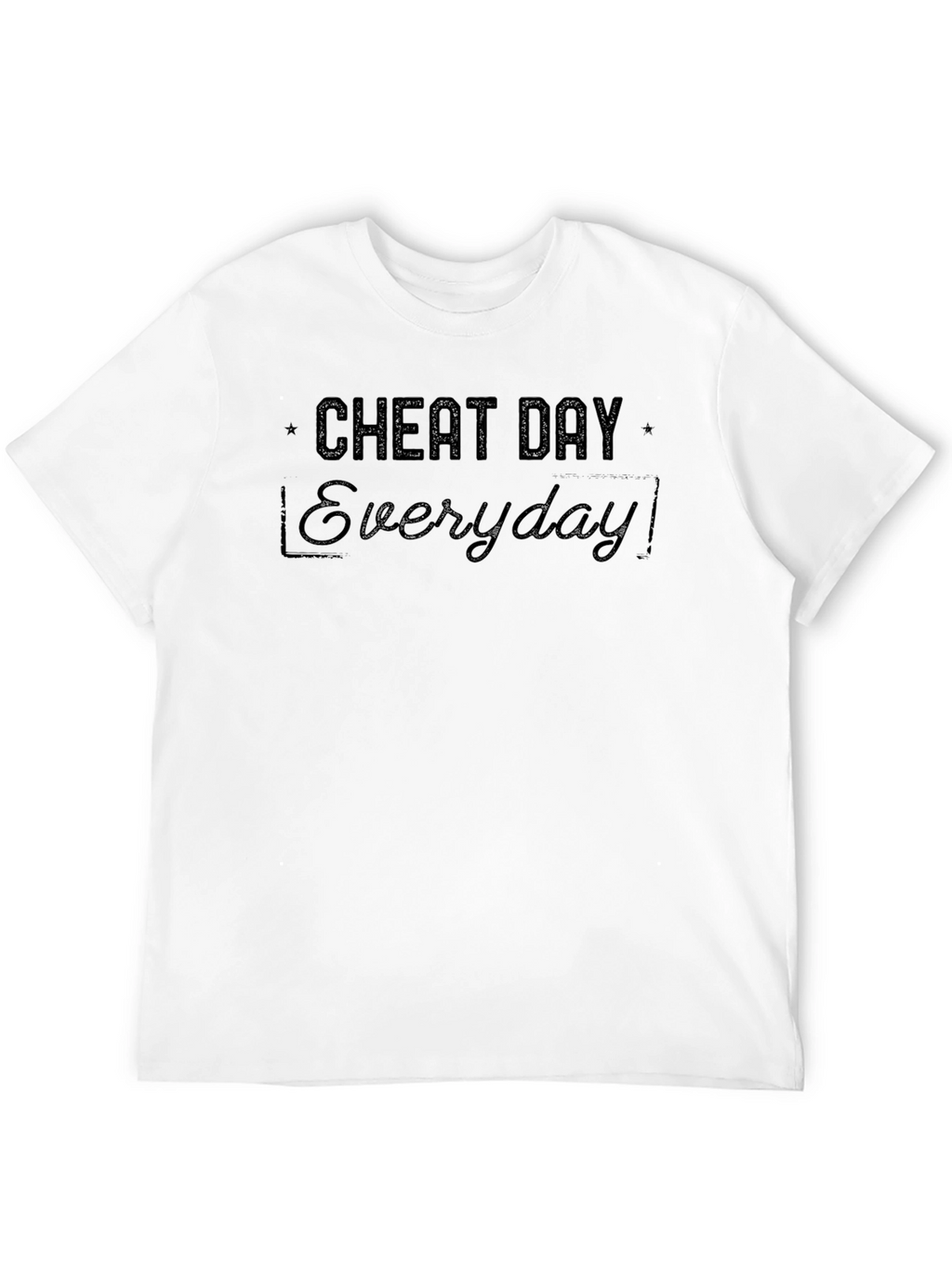 Cheat Day Everyday Black T-Shirt