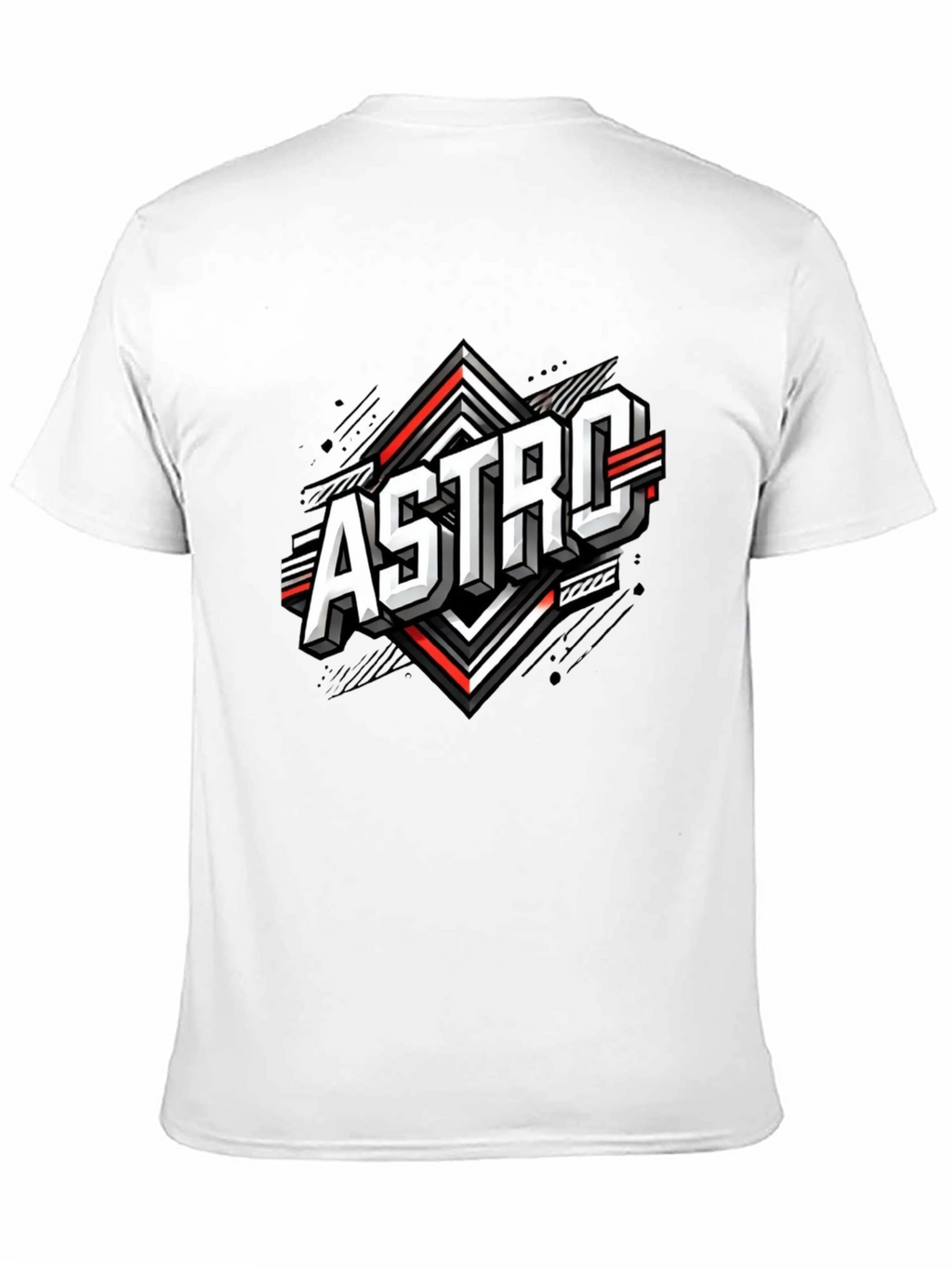 Astro Graphic Tee - Stylish Black Cotton Blend