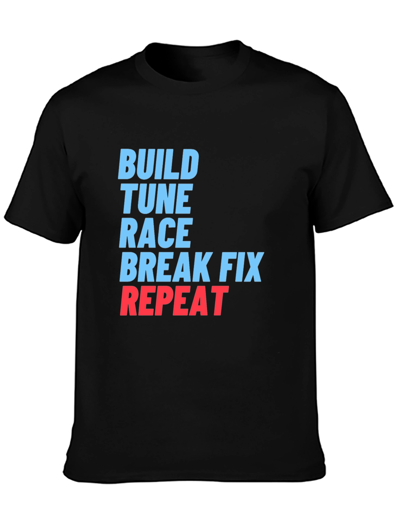 Build Tune Race Repeat Graphic T-Shirt