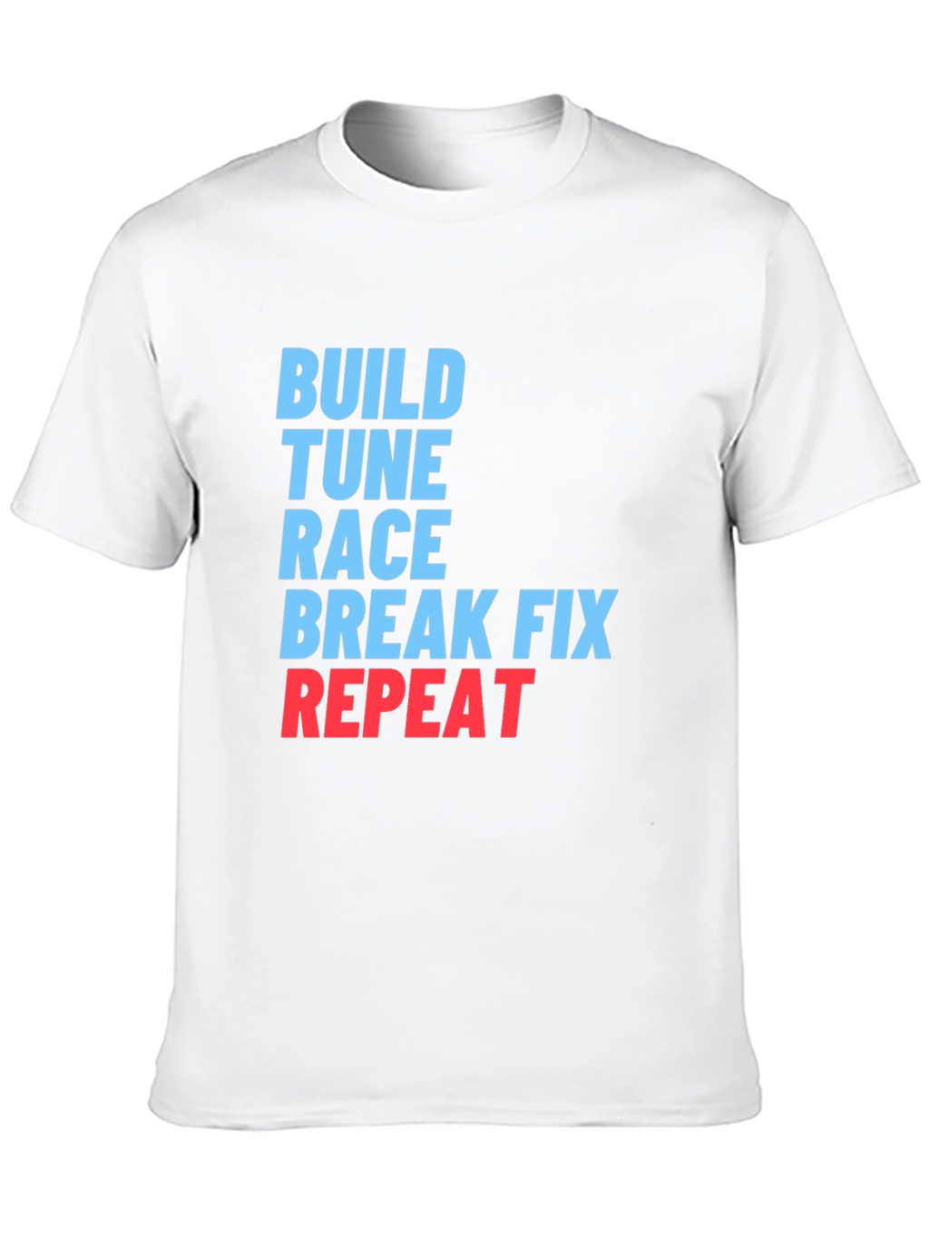 Build Tune Race Repeat Graphic T-Shirt