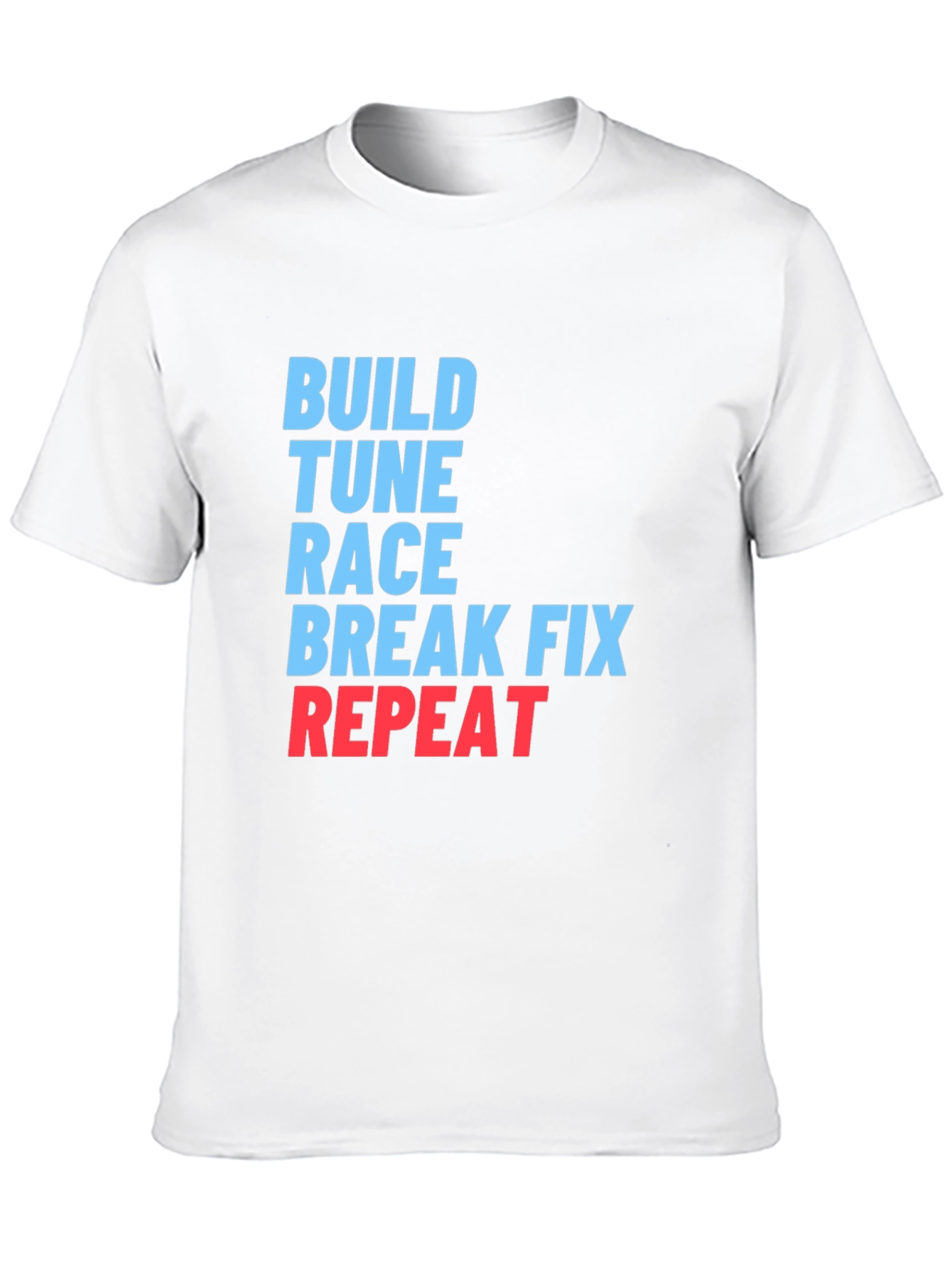 Build Tune Race Repeat Graphic T-Shirt