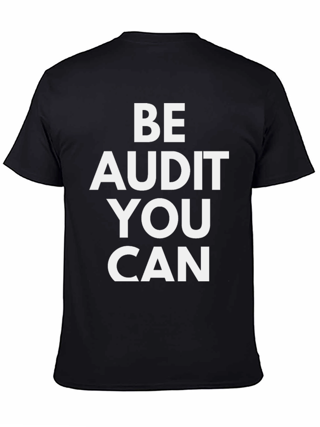 Be Audit You Can T-Shirt - Funny Accountant Tee