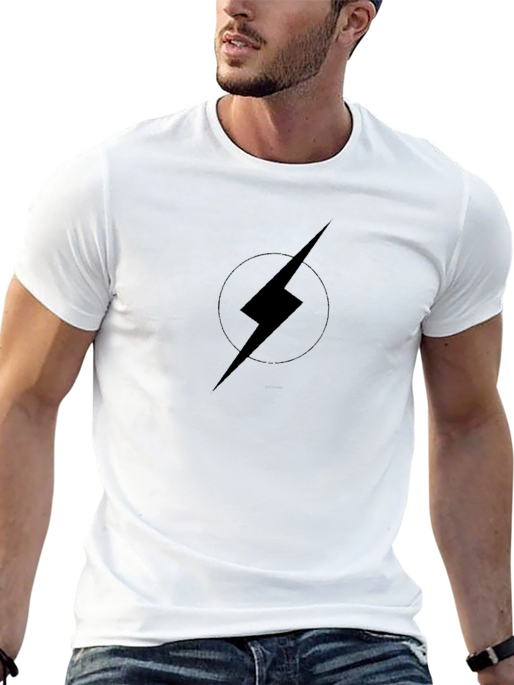 Flash Logo Black T-Shirt
