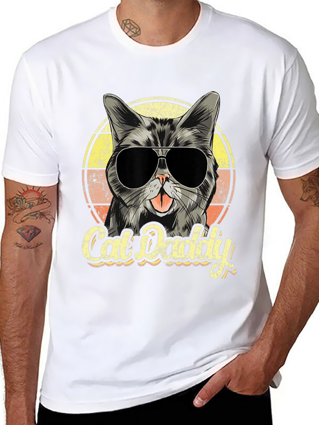 Cool Cat Daddy Graphic T-Shirt