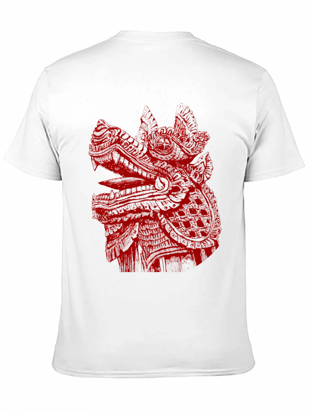 Dragon Graphic Print Black Tee