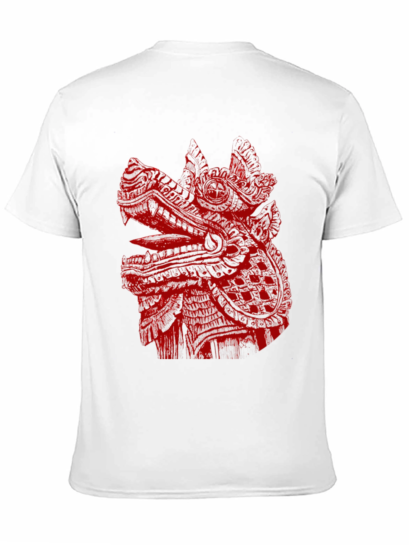 Dragon Graphic Print Black Tee
