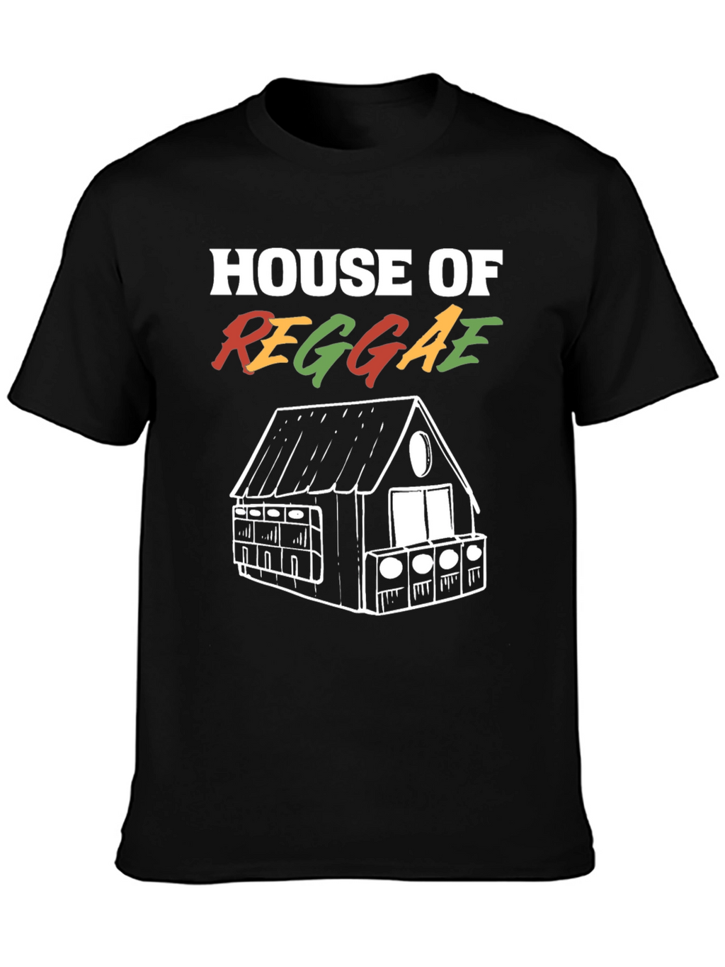 House of Reggae Graphic Tee - Black