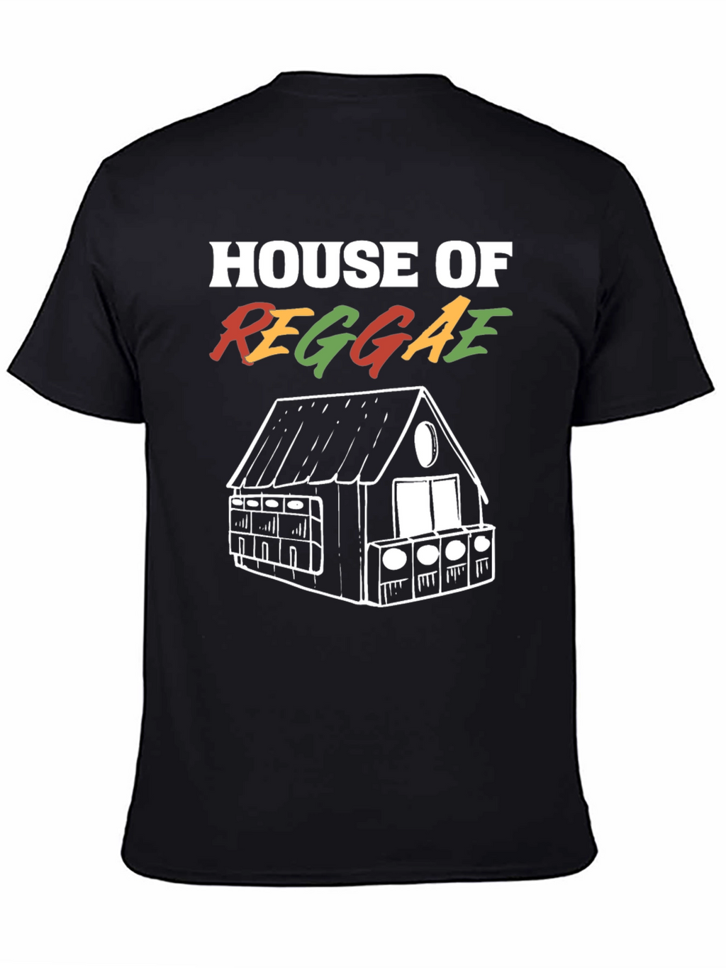 House of Reggae Graphic Tee - Black