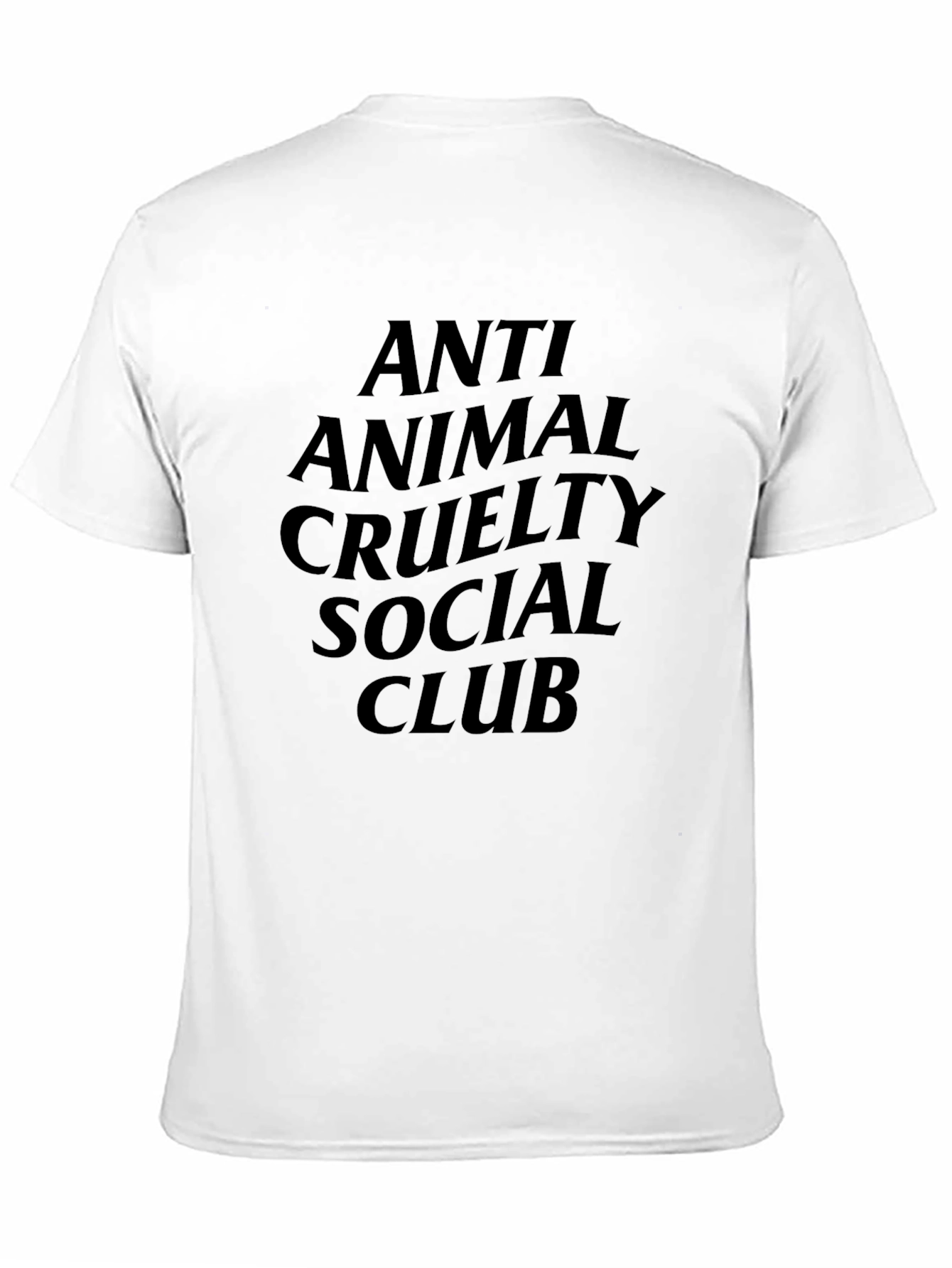 Anti Animal Cruelty Social Club Black Tee