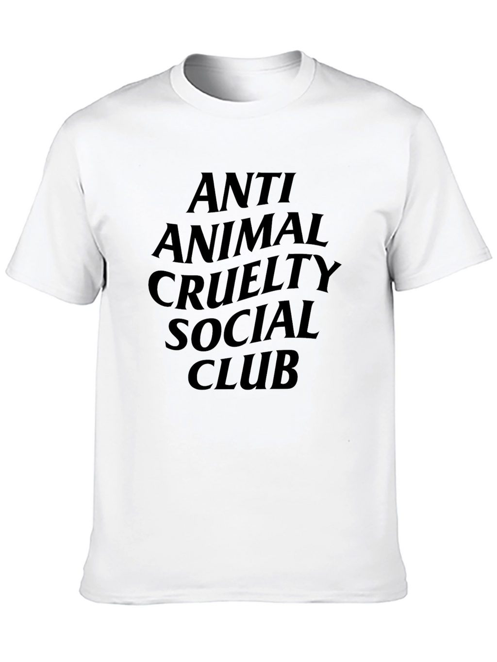 Anti Animal Cruelty Social Club Black Tee