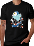 Diamond Skateboarder Black T-Shirt