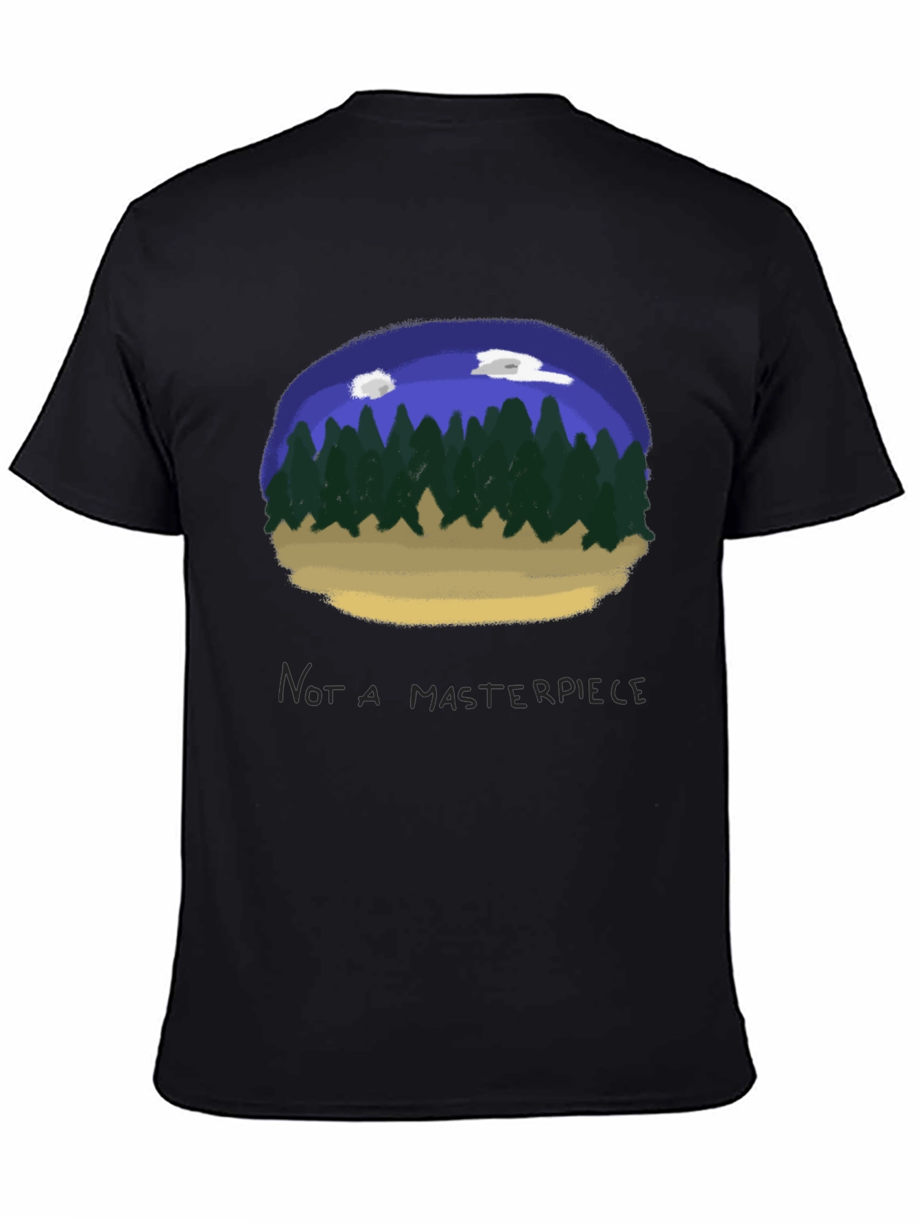 Unique Forest Scene T-Shirt - Casual Style