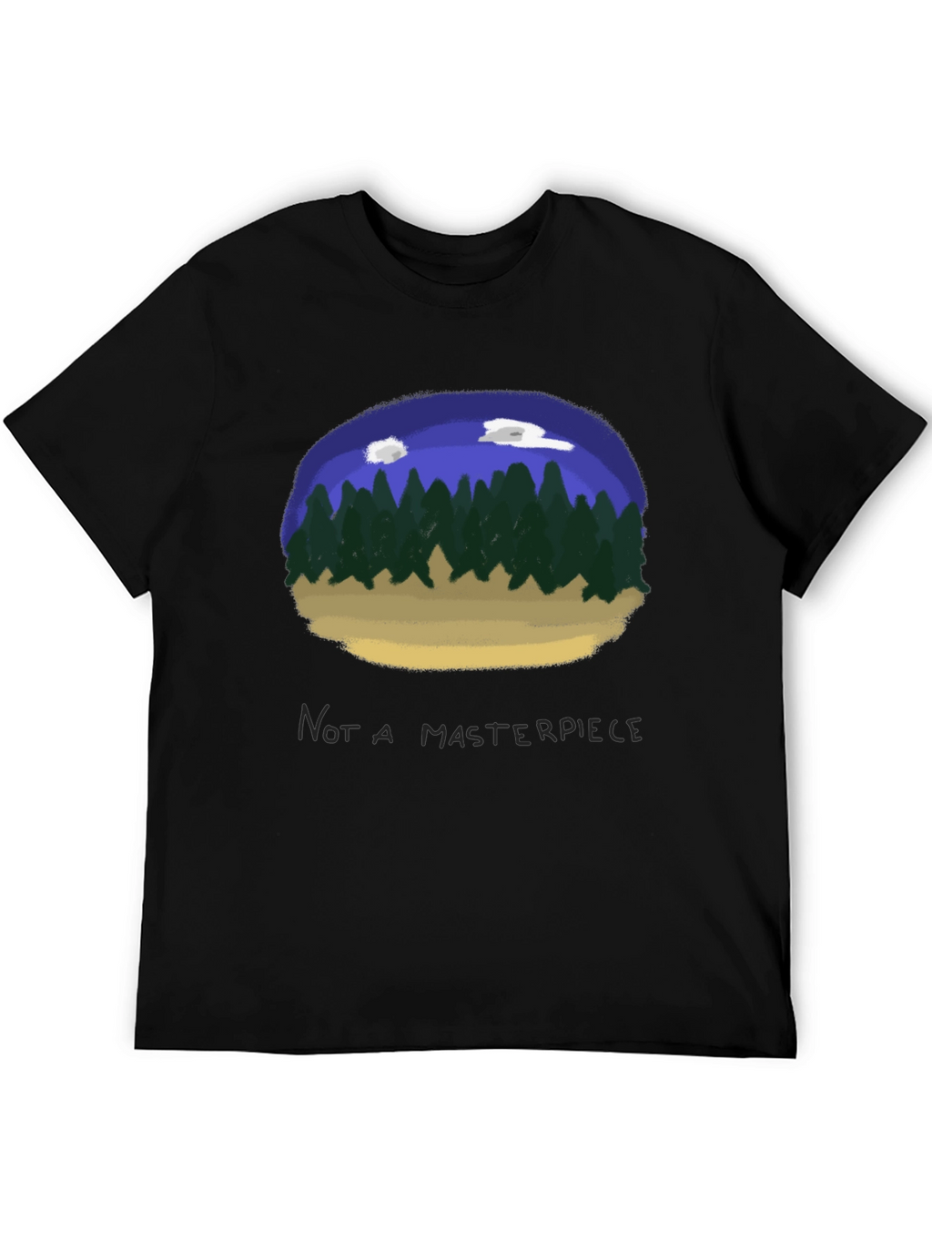 Unique Forest Scene T-Shirt - Casual Style