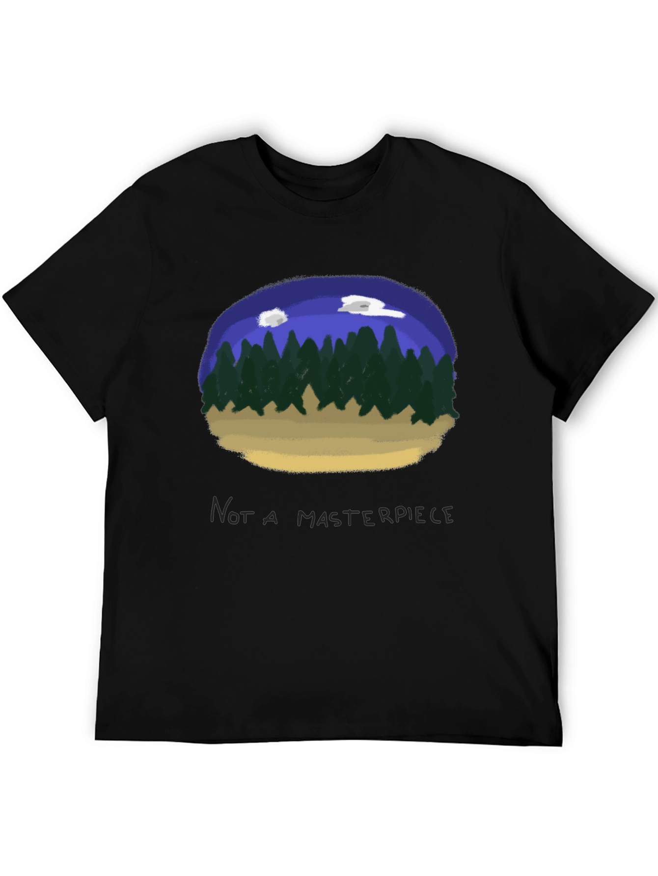 Unique Forest Scene T-Shirt - Casual Style
