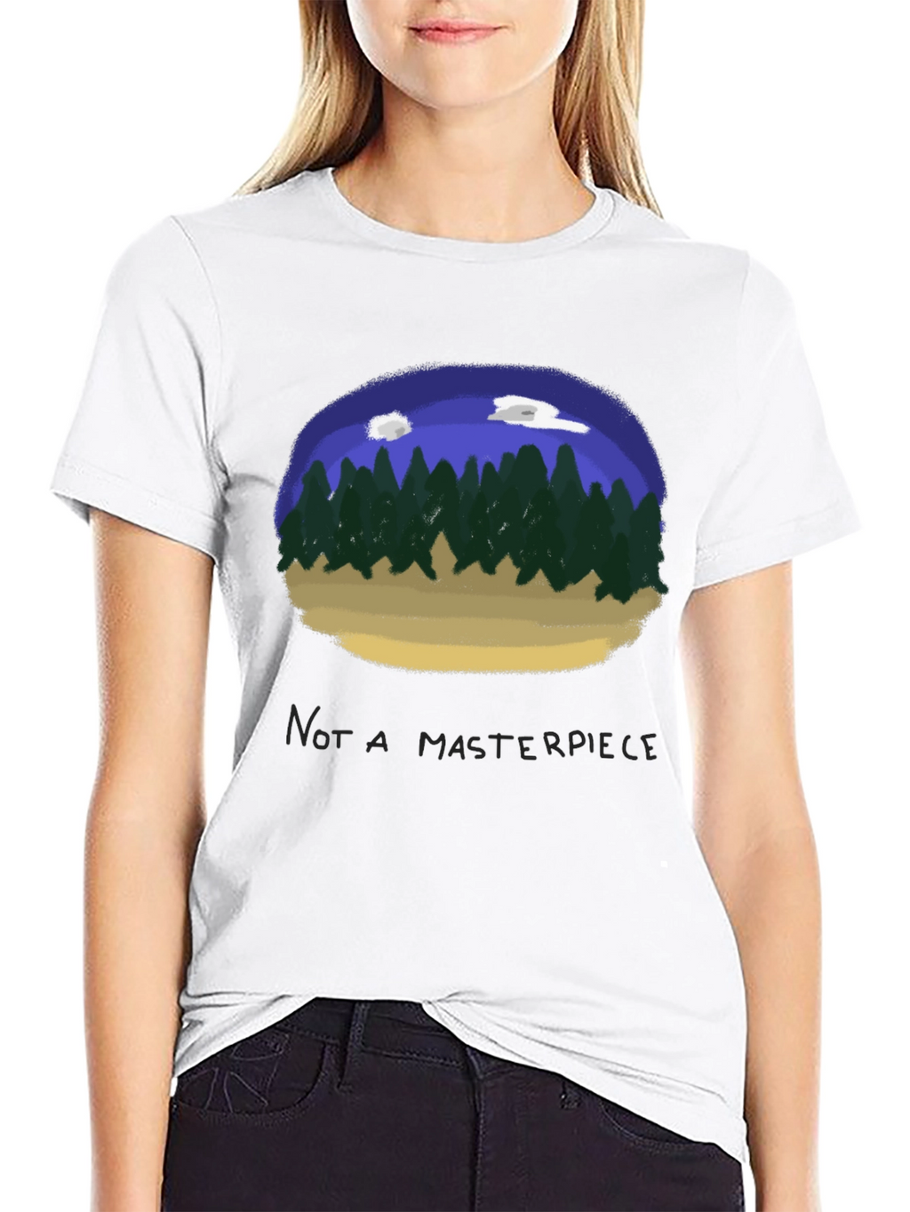 Unique Forest Scene T-Shirt - Casual Style