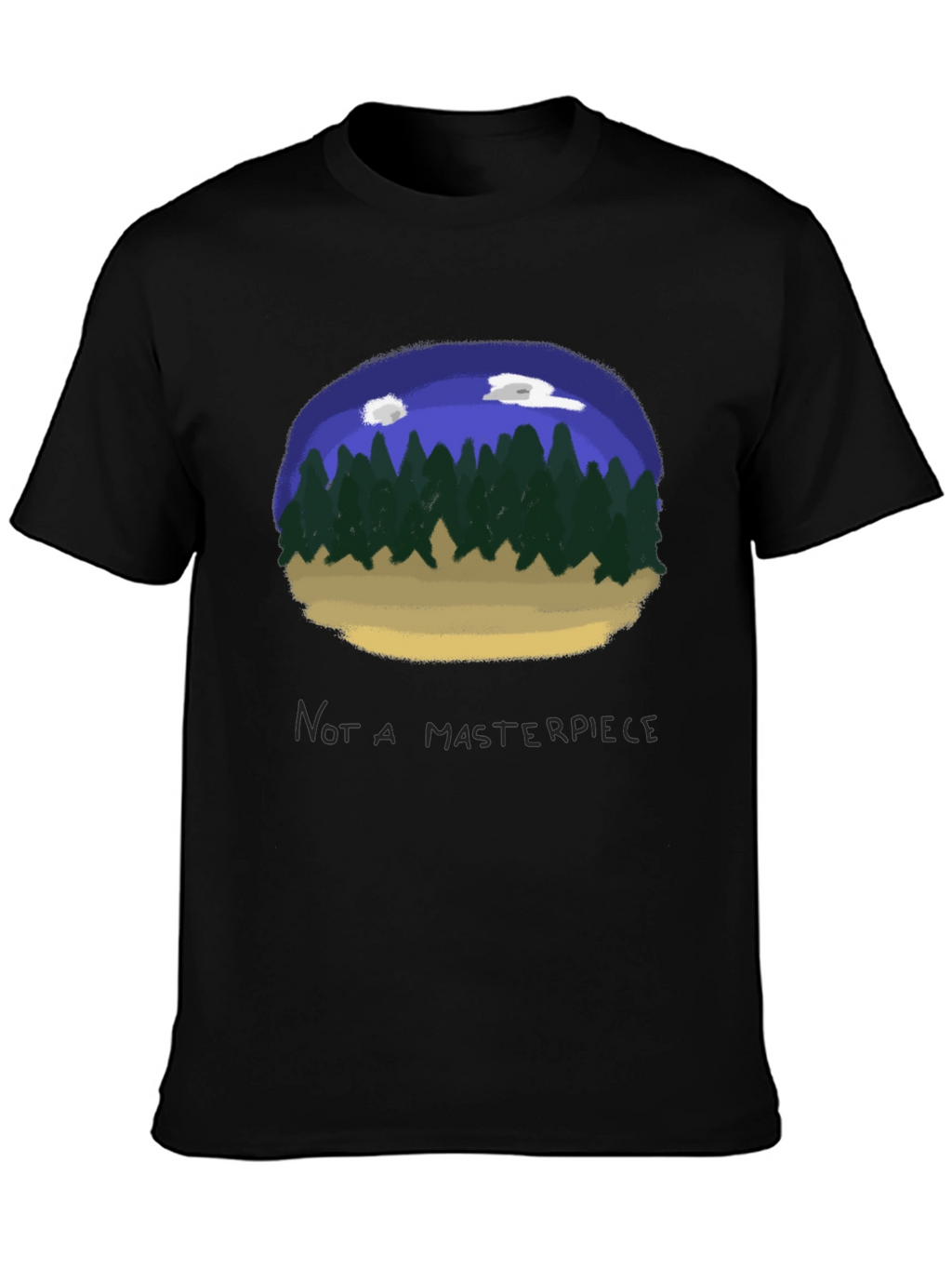Unique Forest Scene T-Shirt - Casual Style