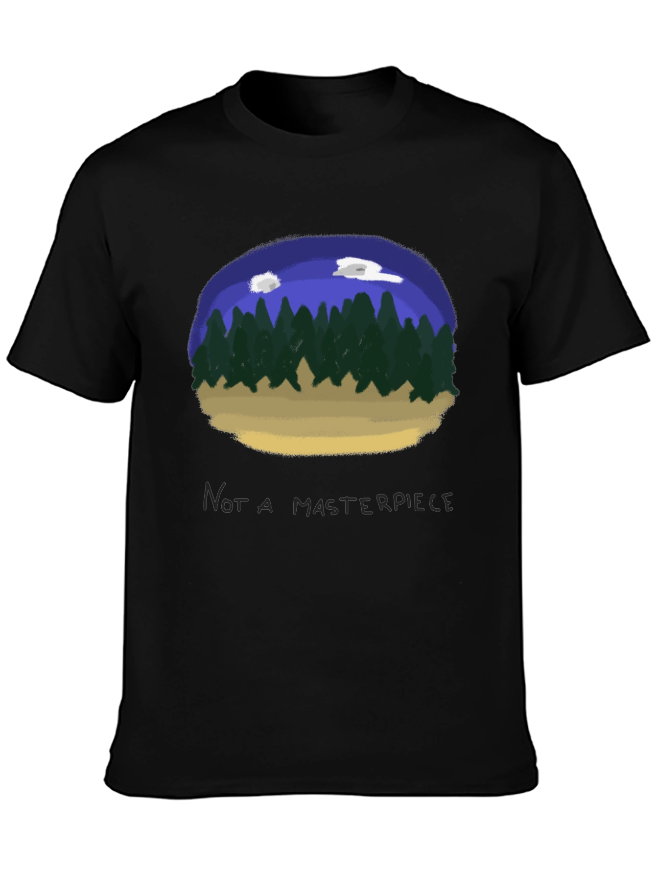 Unique Forest Scene T-Shirt - Casual Style