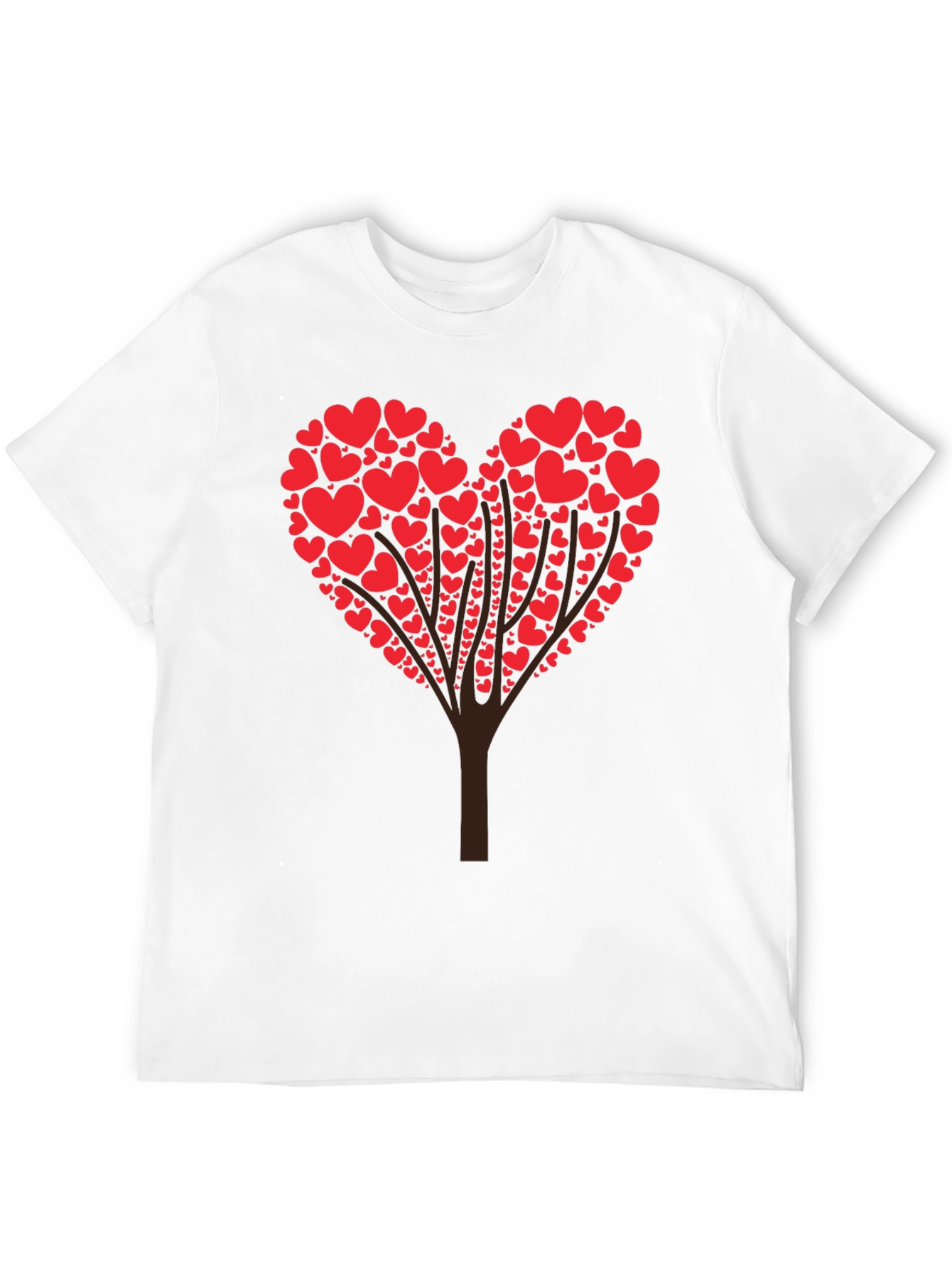 Heart Tree Graphic T-Shirt - Love & Nature Design