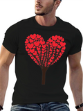 Heart Tree Graphic T-Shirt - Love & Nature Design