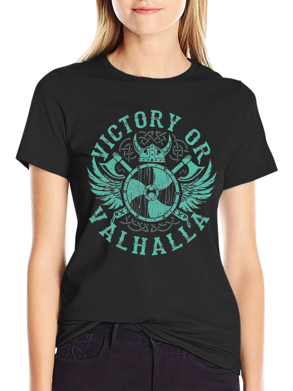 Victory or Valhalla Viking T-Shirt