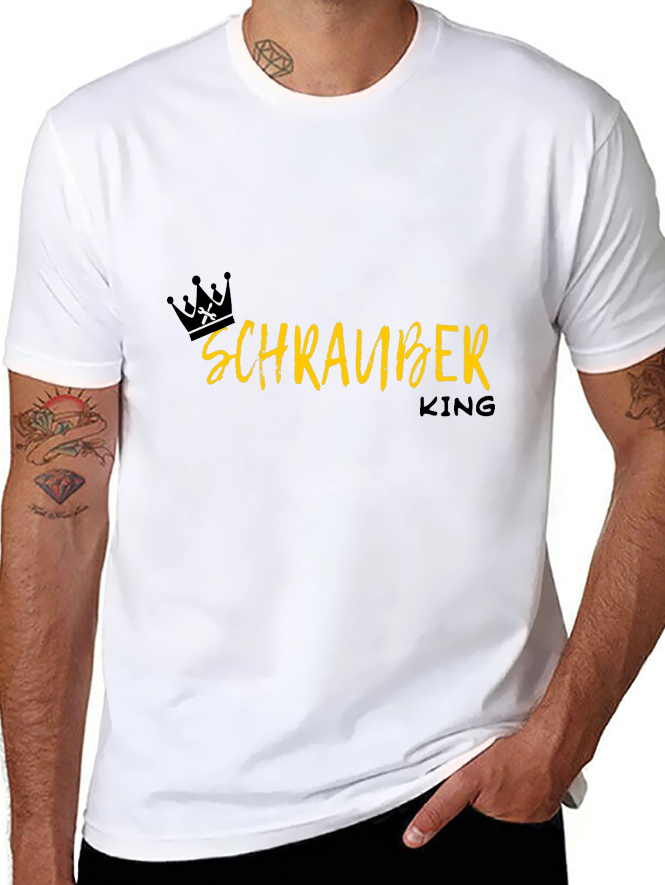 Schrauber King Black T-Shirt