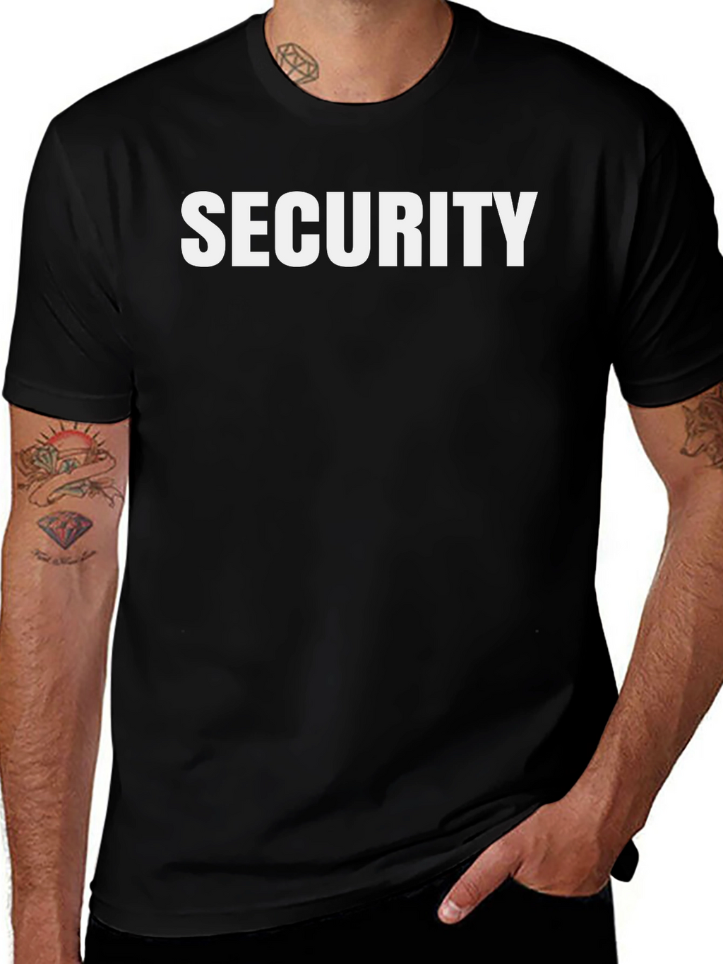 Security Crew T-Shirt - Bold Statement Tee