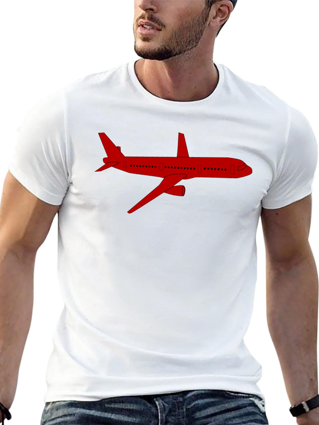 Airplane Graphic Tee - Aviation Enthusiast Shirt