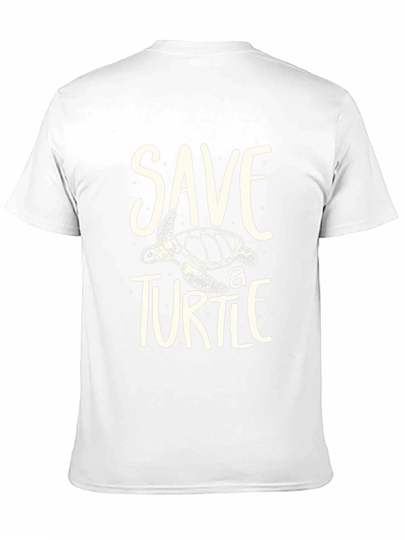 Save A Turtle Graphic Tee - Black Unisex T-Shirt