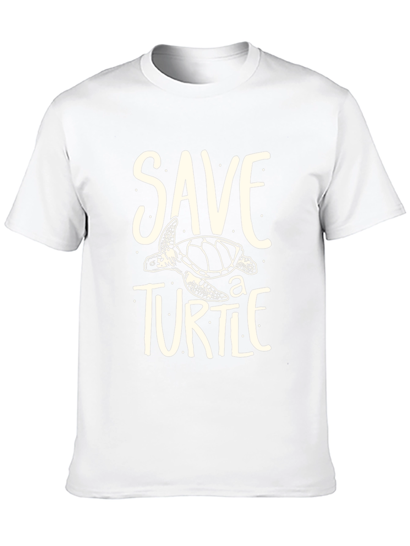 Save A Turtle Graphic Tee - Black Unisex T-Shirt