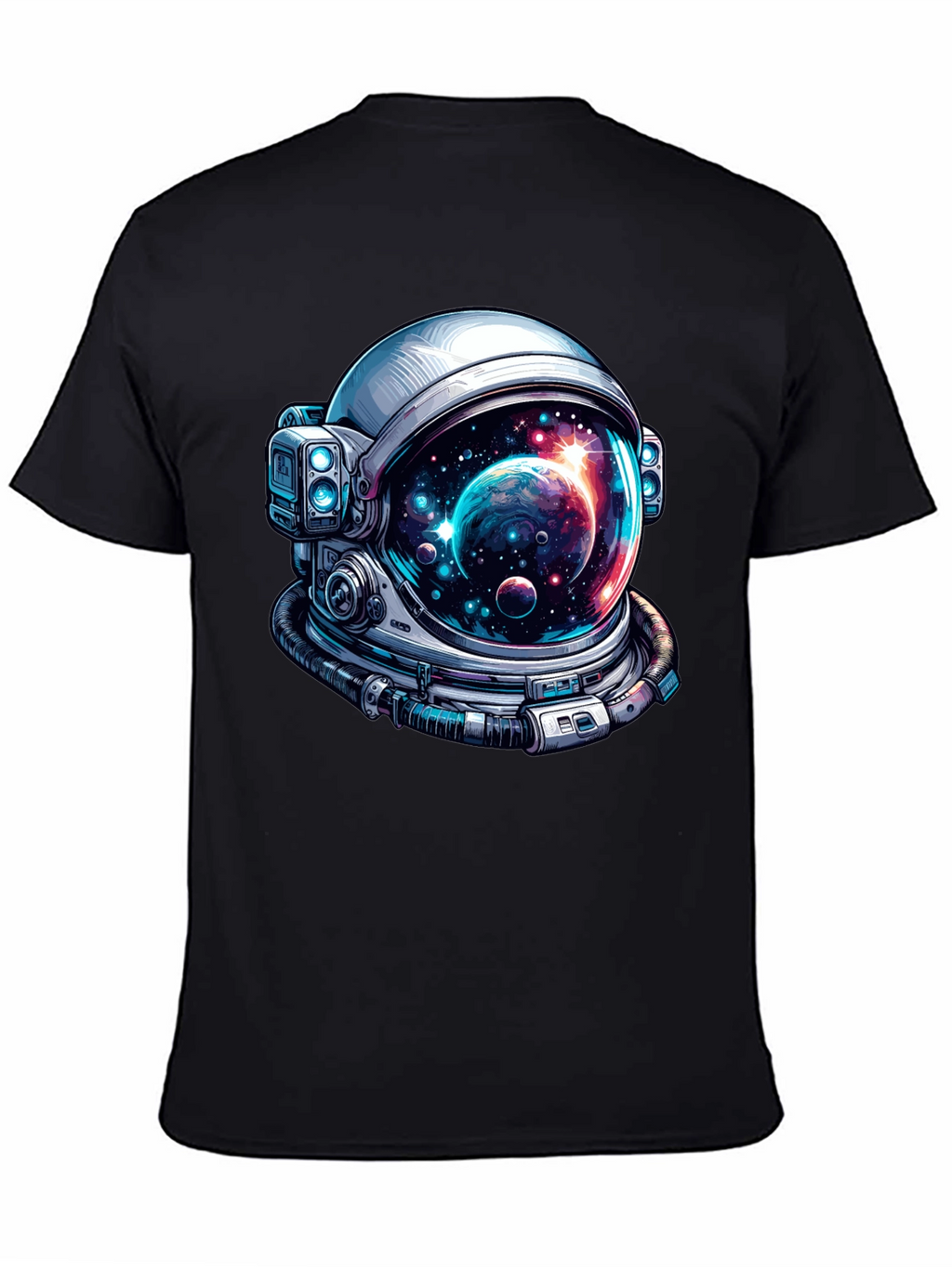 Astronaut Helmet Graphic Tee - Space Lover