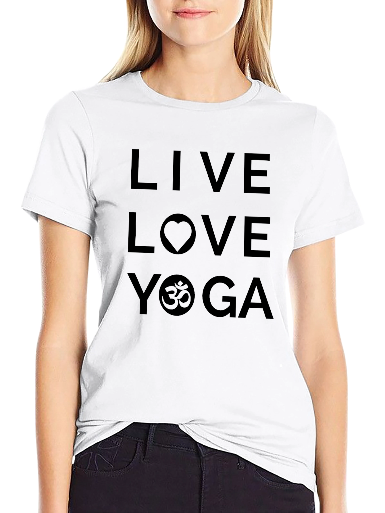 Live Love Yoga Graphic T-Shirt