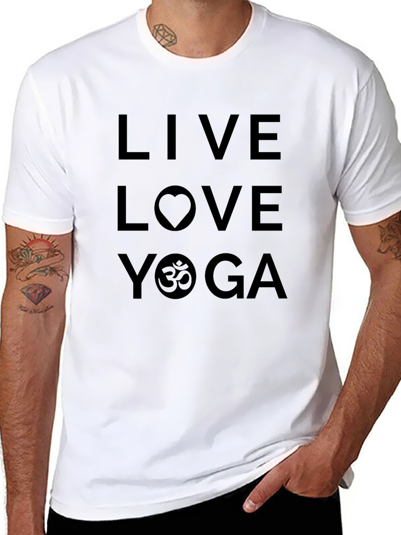 Live Love Yoga Graphic T-Shirt