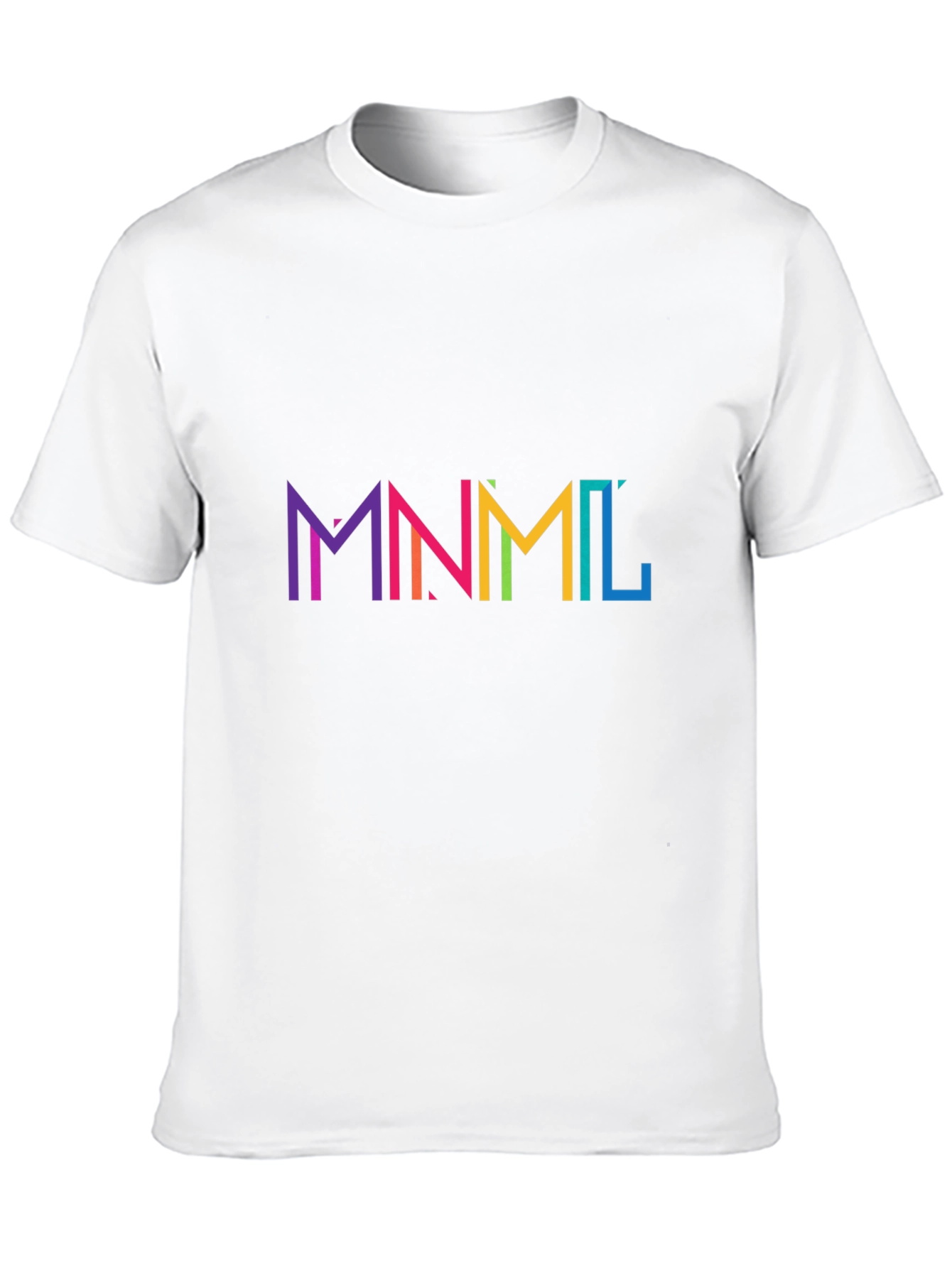 MNML Rainbow Graphic Black T-Shirt