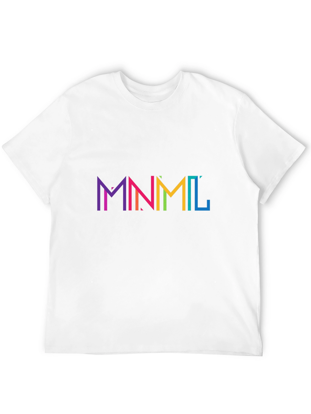 MNML Rainbow Graphic Black T-Shirt